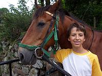 Ricky a cavallo